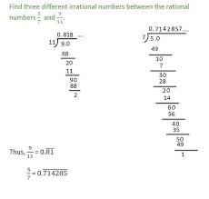 We know, square root of 4 is 2; Solved Find Three Irrational Numbers Between The Rational Numb Self Study 365