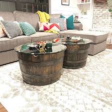 Whiskey Barrel Coffee Table Barrel Coffee Table Wine Barrel Table Wine Barrel Coffee Table