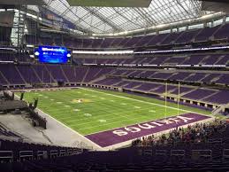 U S Bank Stadium Section 101 Row 42 Seat 17 Minnesota