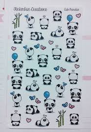 Items Similar To Cute Panda Stickers On Etsy Panda Stickers Tickerstumblr Stickerslaptop Funnystickers 2020 Cikartma Doodle Desenleri Doodle Sanati
