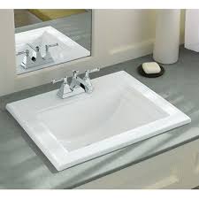 Kohler Memoirs Ceramic Rectangular Drop In Bathroom Sink With Overflow Wayfair Drop In Bathroom Sinks Traditional Bathroom Sink