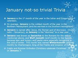 What is this trivia composed of? Thursday January 5 Th Through Through Friday January 6 Th Ppt Download