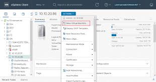 Puede registrar una cuenta gratuita en el sitio de vmware y descargar la imagen de esxi allí. Creating A New Vm In Vmware Vsphere Client 7 Step By Step Guide