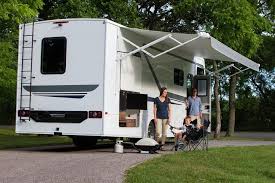 Toy hauler with outdoor kitchen. Rv Buying Guide Do I Need An Exterior Rv Kitchen Lazydays Rv