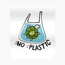 Say No To Plastic Turtle Save The Turtles Vsco Poster By Draculaura2009 Redbubble