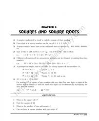 This is the best method whenever the quadratic equation only contains {x^2} terms. Cbse Class 8 Mental Maths Squares And Square Roots Worksheet