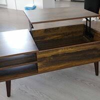 More options > amish artesa open lift top coffee table with counter weight from $965. Wade Logan Lift Top Extendable Solid Coffee Table With Storage Reviews Wayfair