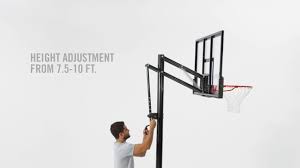 Adjusting Height On The Spalding Exacta Height Basketball Hoop Lift System