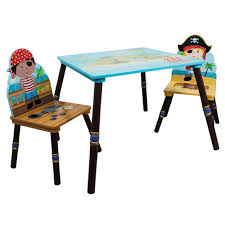 Pirate Island Table And 2 Chairs Set A Kids Wooden Table Kids Table Set Kids Table Chair Set
