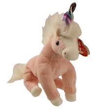 Ty Beanie Baby Charmer The Pink Unicorn 7 5 Inch Bbtoystore Com Toys Plush Trading Cards Action Figures Games Online Retail Store Shop Sale