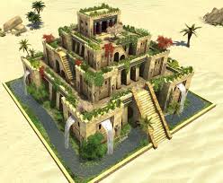 Hanging Gardens Babylon Wonder Bab Ofbab Wonder Hanging Gardens Of Babylon Hangender Garten Minecraft Gebaude Archaologie