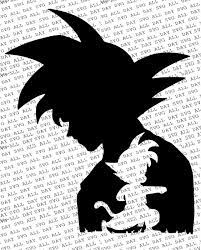 This item type digital file instant download. Goku Doubles Svg Jpg Dragon Ball Painting Dragon Ball Super Art Silhouette Art