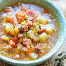 Use Up Your Leftover Ham Bone To Make This Cozy Hearty Soup Loaded With Tons Of Veggies And Chun Ham And Potato Soup Potato Soup Recipe Pioneer Woman Ham Soup