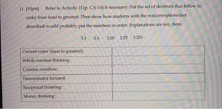 I can put decimals in order. Solved 1 10pts Refer To Activity 11 P Ca 14 If Neces Chegg Com