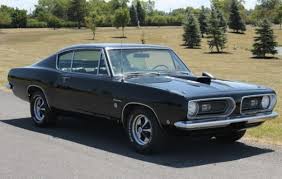 Image result for Black 1968 Barracuda