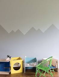10 Abstract Mountain Walls In Kids Rooms Deco Chambre Enfant Chambre Enfant Decoration Mur
