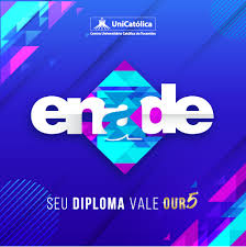 O enade é componente curricular obrigatório dos cursos de graduação, sendo o registro de participação condição indispensável para a conclusão do curso. Enade Catolica Do Tocantins