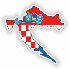 Animierte und wehende fahnen zu kroatien. Croatia Croatia Map Flag Sticker Silhouette Motorcycle Car Helmet Laptop Ebay