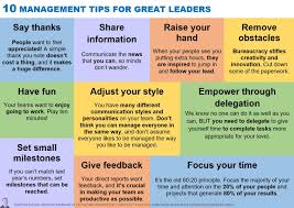 10 Management Tips For Great Leaders Great Leaders Management Tips Feeling Appreciated