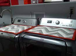 Pin By My Grandmother S Lace On My Beautiful New Laundry Room Washer And Dryer Covers Laundry Room Grey Color Scheme
