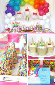 Birthday Party Ideas For Girls Age 8 Unicorn Party Inspirations Birthday Party Ideas For Kids Unicorn Party Rainbow Birthday Party 1st Birthday Party For Girls