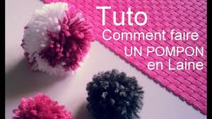 Creation D I Y Tuto Comment Faire Un Pompon En Laine Youtube