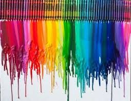 Wachsmalstift Bild Machen Do It Yourself Trend Geschmolzene Wachsmalkunst Geschmolzene Wachsmalkreide Selbstgemachte Kunst