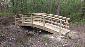 For years i have built temporary bridges out of logs with the expectation that it will be washed away or covered up. Bridge Over Creek Houzz