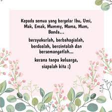 Nah, ucapan selamat hari ibu dalam bahasa inggris tersebut pas banget buatmu. Ucapan Hari Ibu Archives 1001 Ucapan