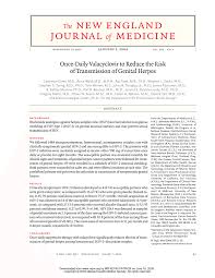 He however explains that shingles take a longer period to heal if you develop any complications such as phn. Pdf Once Daily Valacyclovir To Reduce The Risk Of Transmission Of Genital Herpes