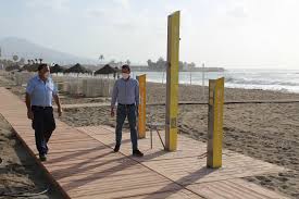 El Ayuntamiento Instala Pasillos Y Plataformas De Hormigon En 36 Accesos A La Playa De Fuengirola Fuengirola