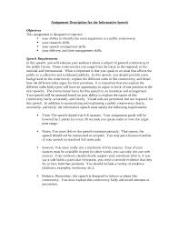 Sample persuasive speech outline on organ donation. Assignment Description For The Informative Speech Com 220 Docsity
