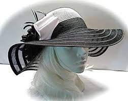 Black White Kentucky Derby Hat Women S Sun Hats Dh 115 Kentucky Derby Hat Derby Hats Kentucky Derby Fashion Hats