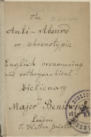 Frank rosin was born on july 17, 1966 in dorsten. The Anti Absurd Or Phrenotypic English Pronouncing And Orthographical Dictionary By Major Beniowski Szczegoly Obiektu Crispa