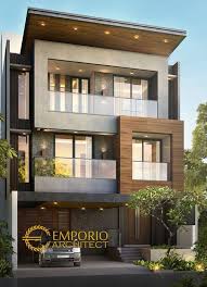 Elevation Modern Architecture Building Facade House Duplex House Design