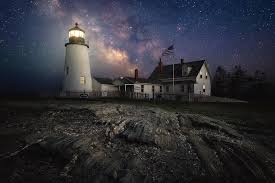 Recorded september 21, 2016the pemaquid point lighthouse is a historic lighthouse located near bristol, maine, at the tip of the pemaquid neck. Milky Way Over Pemaquid Point Lighthouse Photograph By Jeff Bazinet