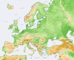 A satirical map of europe, 1914. Europe Topography Map Mapsof Net