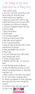 25 Things To Do With Kids On A Rainy Day Amotherworld Rainy Day Activities Rainy Day Activities For Kids Rainy Day Fun