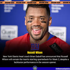 Russell Wilson needs to retire": Giants QB grilled by fans after disastrous  performance in 21-6 loss to Commanders