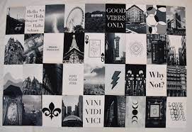 See more ideas about aesthetic collage, picture collage wall, photo wall collage. Wall Collage Kit Black And White Photo Wall Travel Etsy Black And White Photo Wall Wall Collage Black And White Picture Wall