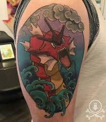 #tattoo #tatuajes #pokemon #pokemontattoo #animetattoo #tattooanime #inktattoo #ozarustudio Amazing Artistic Tattoo S Gyarados Tattoo Sleeve