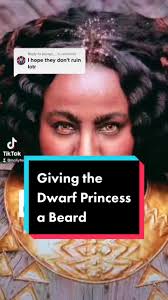 Sophia Nomvete deserves the most gorgeous beard! She is a princess!!!  #theringsofpower #lordoftherings #ringsofpower #amazonprime