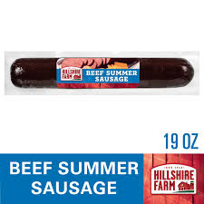 Beef summer sausage cured then smoked and cooked in the big chief electric smokehouse. Hillshire Farm Hardwood Smoked Deli Lunch Meat Beef Summer Sausage 19 Oz Walmart Com Walmart Com