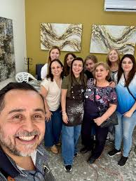 Alumnas de Master Class de Tintas al alcohol 🎨 🖌️ Muchas felicidades 🎉  🥳🫶