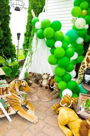 Throw a spectacular party with fully customizable paper plates to match your theme! Safari Wild One Birthday Party Kara S Party Ideas Jungle Baby Shower Theme Wild One Birthday Party Baby Shower Party Themes