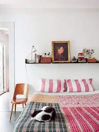 60 Ideas For Filling The Empty Space Above Your Bed Shelf Decor Bedroom House Interior Home