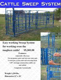 Cattle Sweep System Cattle Equipment Manufacturer Cattle Cattle Ranching Cattle Farming