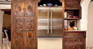 Carved Cabinet Custom Designed Cabinets Kitchen Cabinet Bathroom Vanity Cabinets Santa Barba Spanish Style Kitchen Spanish Style Homes Spanish Revival Home