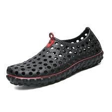 Men Soft Hollow Out Beach Sandals Outdoor Garden Casual Waterproof Shoes Waterproof Shoes Mens Sandals Casual Shoes