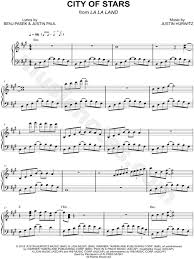 City Of Stars La La Land Piano Sheet Music Print And Download City Of Stars Sheet Music From La La Land Arranged For Piano Instrumental Solo And Piano X2f Ch Fortepiano Noty Fortepiano Notnaya Tetrad